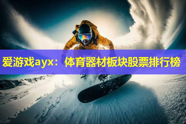 爱游戏ayx：体育器材板块股票排行榜