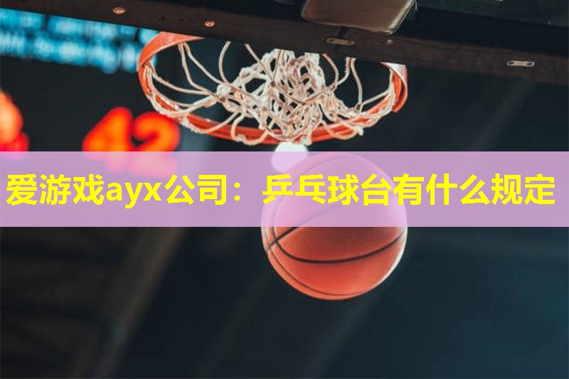 爱游戏ayx公司：乒乓球台有什么规定